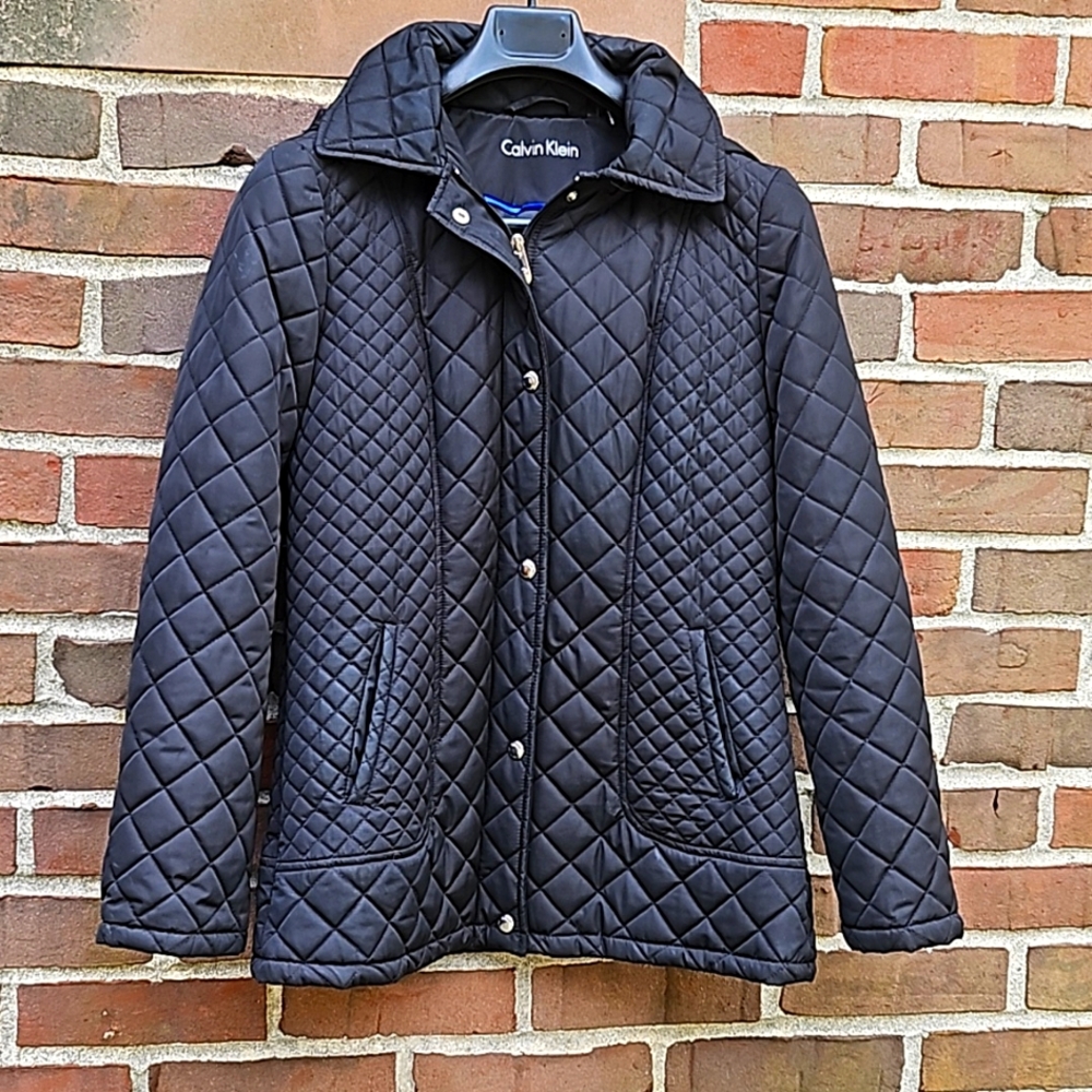 Preloved Calvin Klein quilted jacket